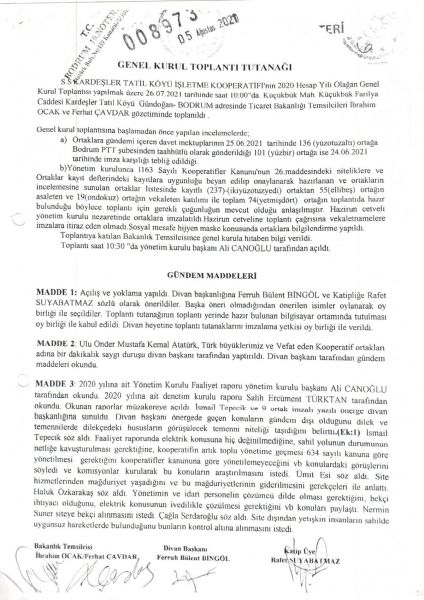 Kardeşler Sitesi Bodrum