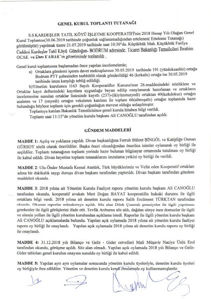 Kardeşler Sitesi Bodrum